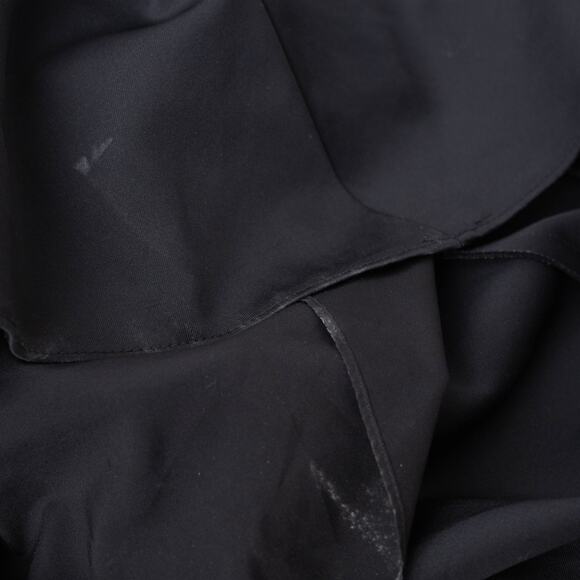 Badgley Mischka One Shoulder Black and White Gown - Picture 8 of 8